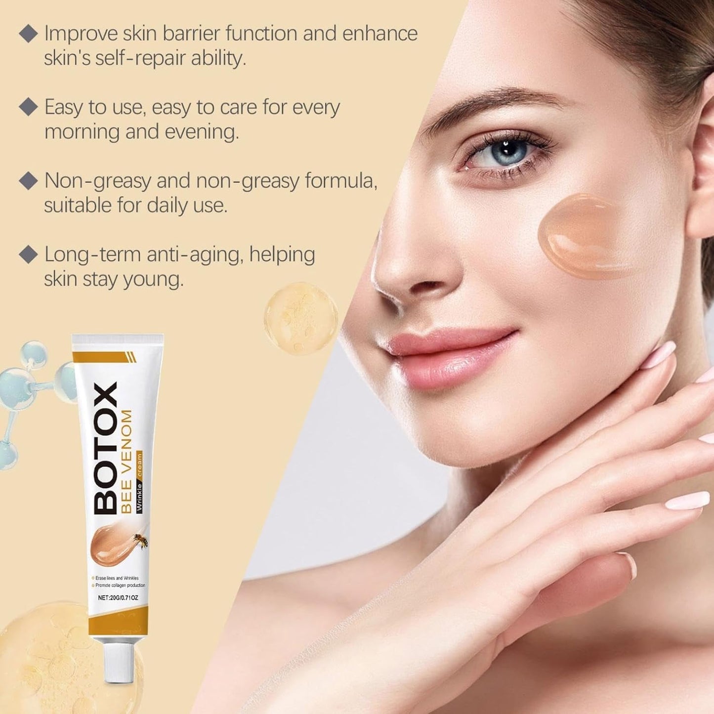 Botox Bee Venom Anti-aging, Wrinkles & Hydrating Face Cream