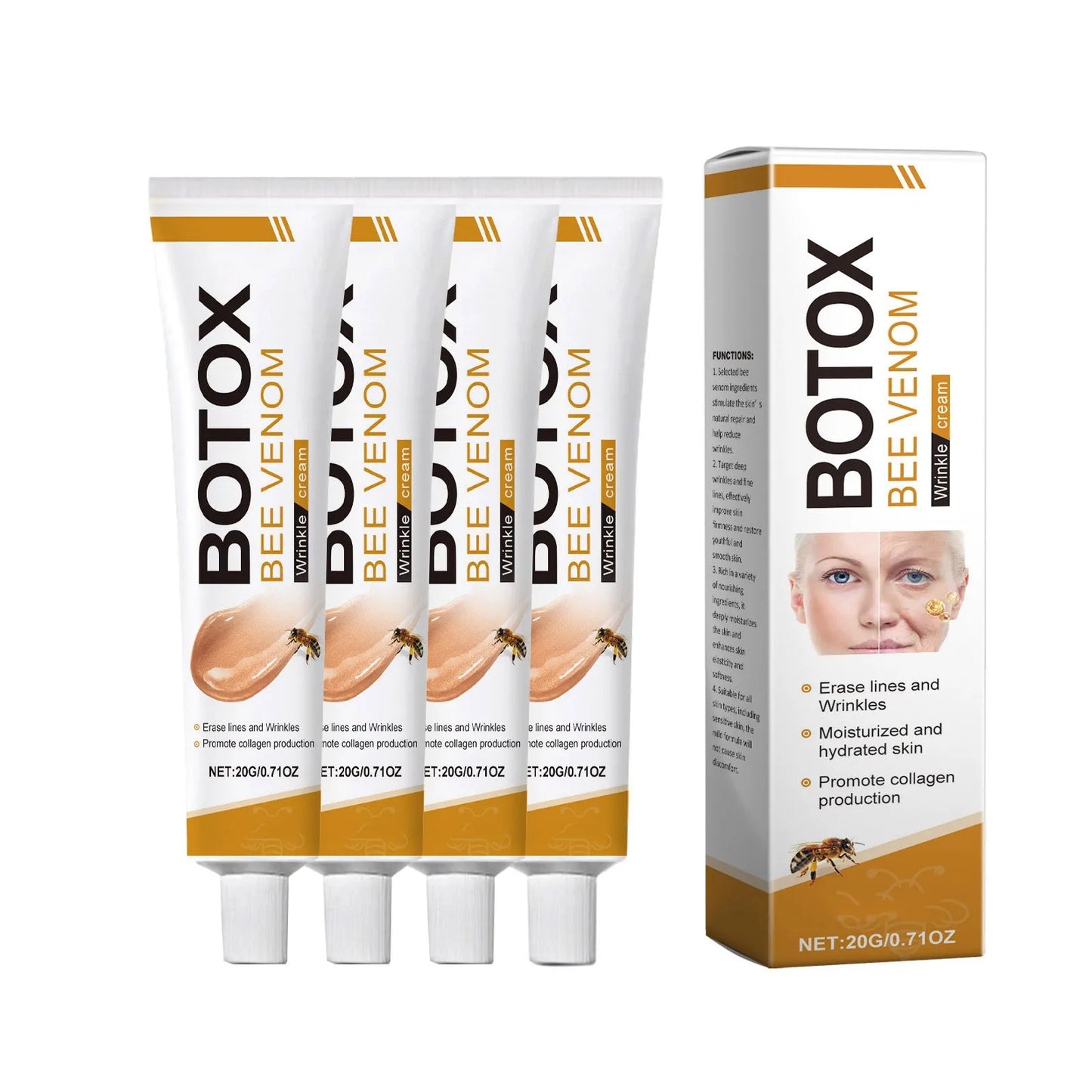 Botox Bee Venom- Glow & Hydrate Facial Cream - Affordable Essentials