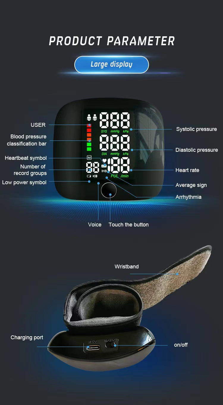 Easy Wrist BP Monitor