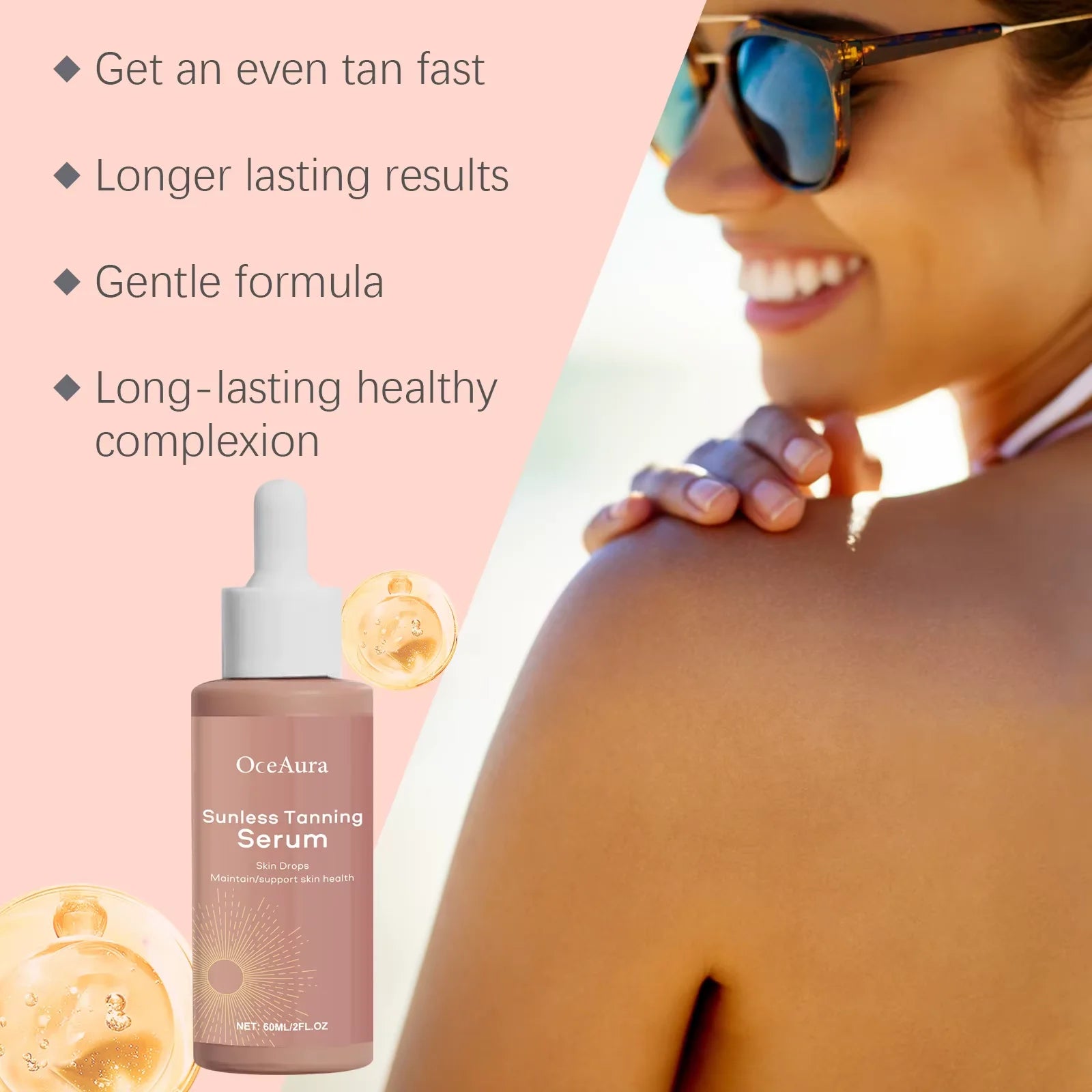 Glow and Protect Sunless Tanning Drops - Affordable Essentials 