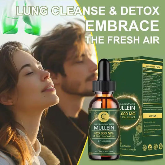 Mullein Leaf & Chlorophyll Extract Drop for Lungs - Affordable Essentials 
