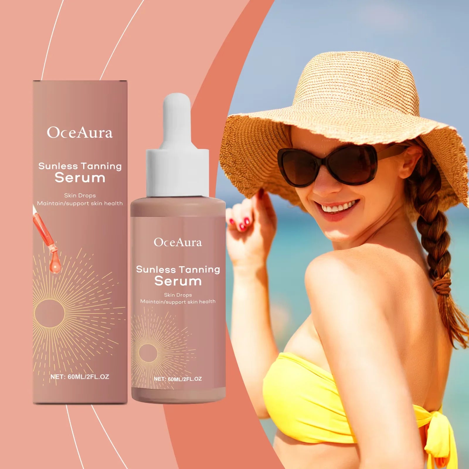 Glow and Protect Sunless Tanning Drops - Affordable Essentials 
